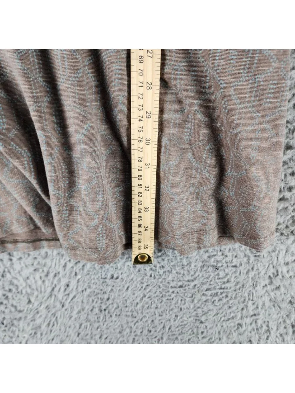 Toad & Co Dress Womens Small Brown Jersey Knit Short Sleeve Faux Wrap